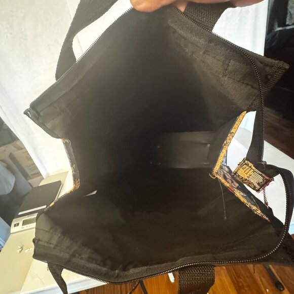 Scottie Tapestry Rolling Travel Collapsible Bag on Wheels Vtg Portable Travel To - Picture 11 of 16